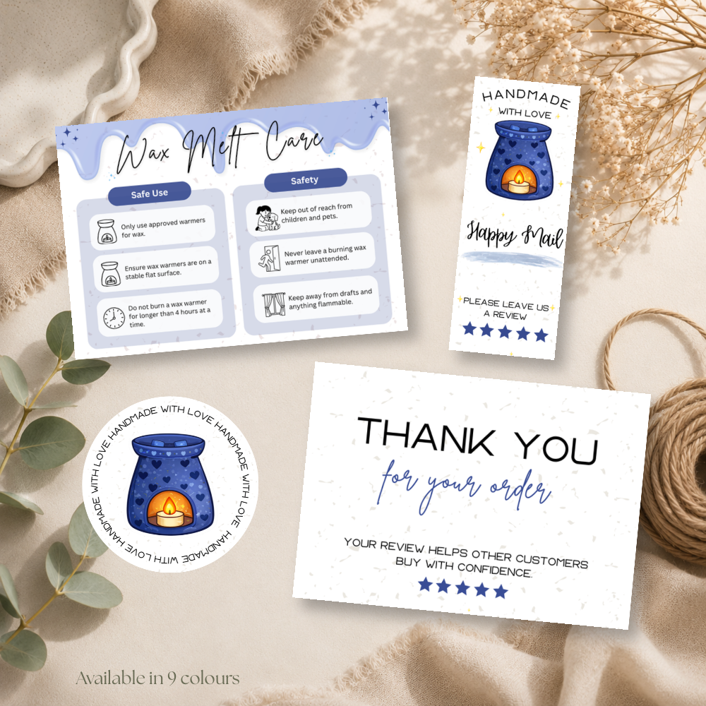 Wax Melt Starter Business Bundle - 9 Colours