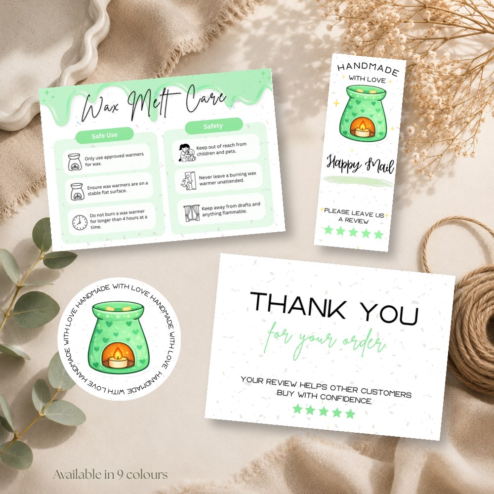 Wax Melt Starter Business Bundle - 9 Colours