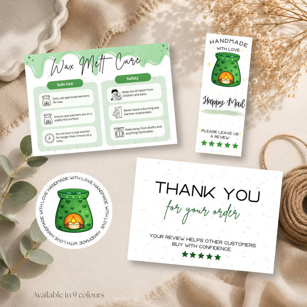 Wax Melt Starter Business Bundle - 9 Colours
