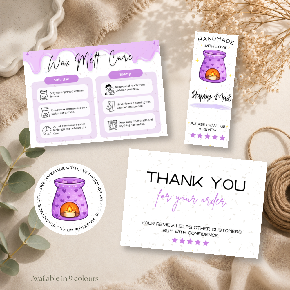 Wax Melt Starter Business Bundle - 9 Colours