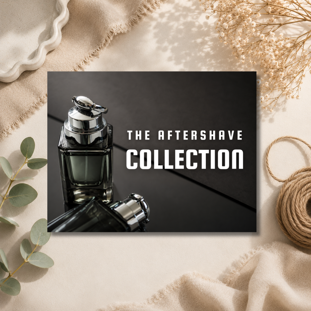 Aftershave HB Wax Melt Collection Label - 8 Cell Clamshell