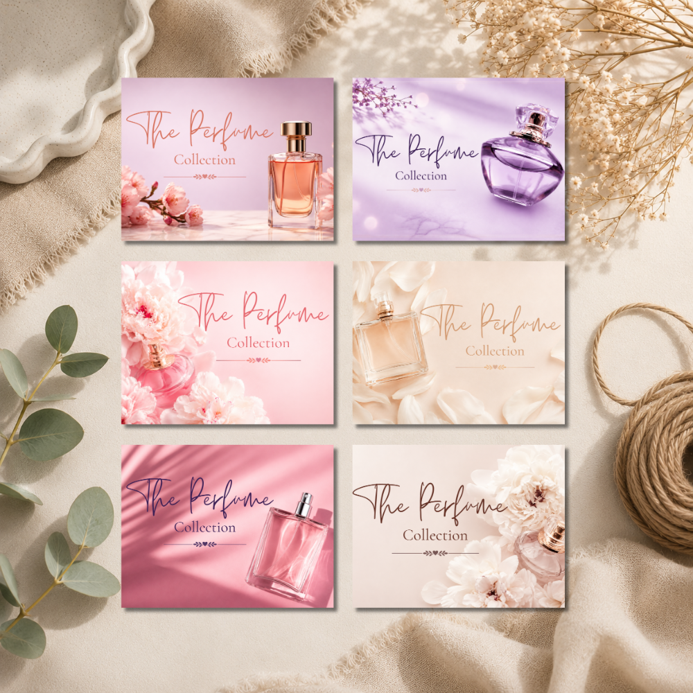 Perfume HB Wax Melt Collection Label - 8 Cell