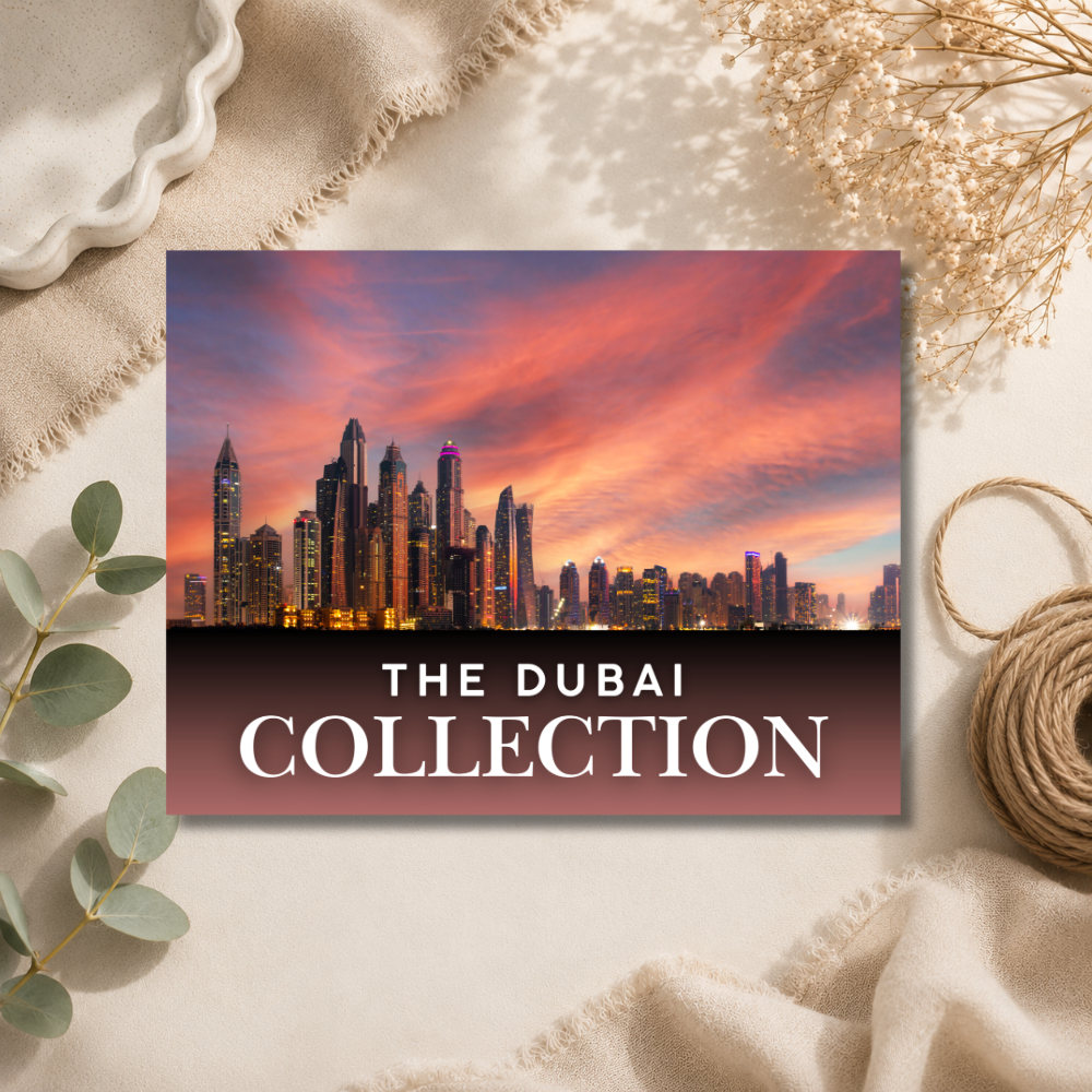 Dubai HB Wax Melt Collection Label - 8 Cell Clamshell