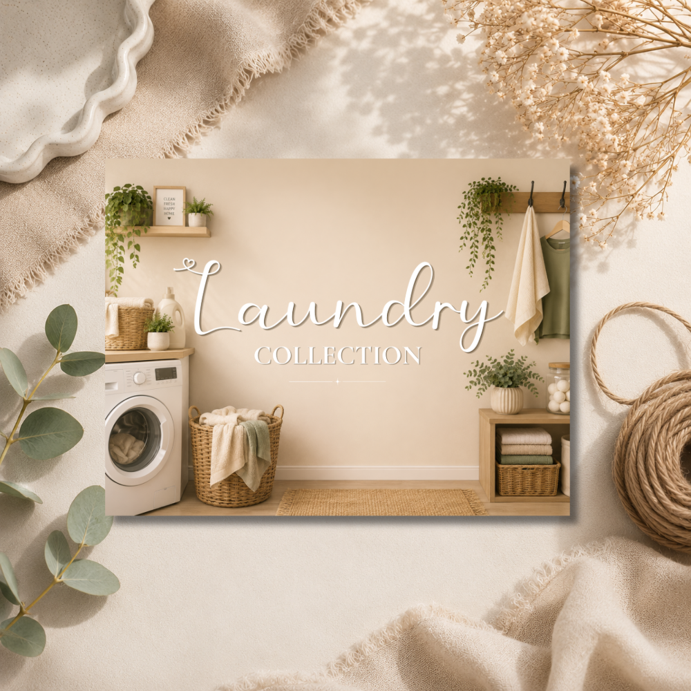 Laundry HB Wax Melt Collection Label - 8 Cell Clamshell