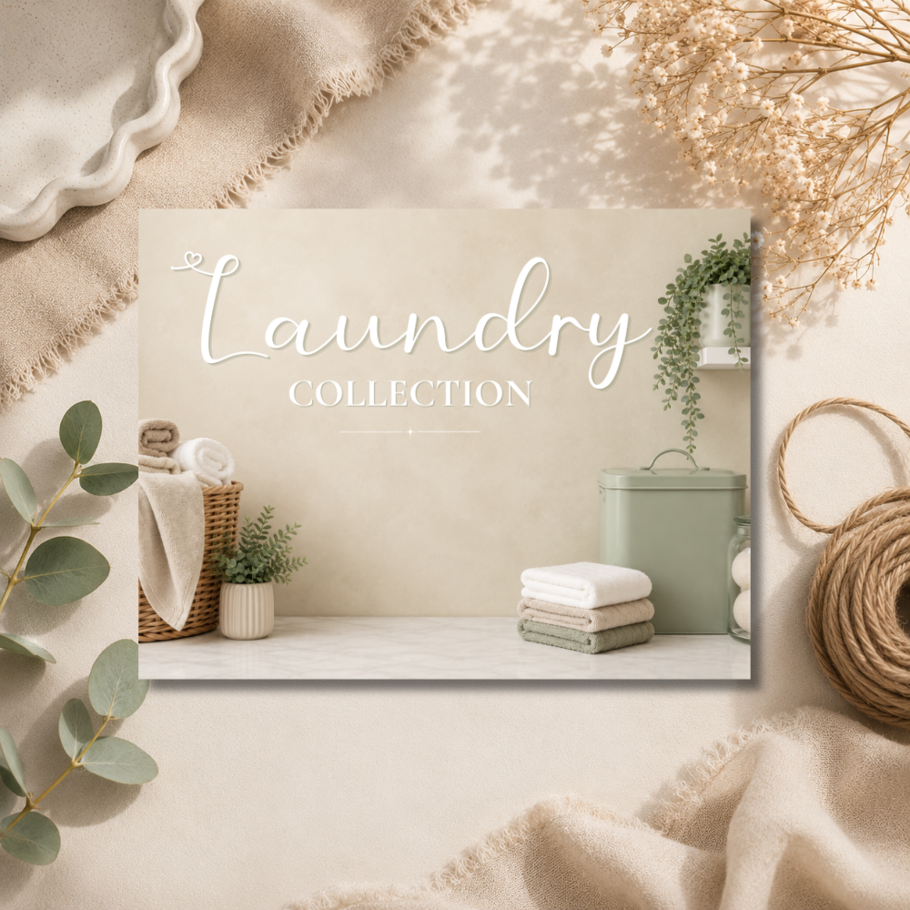Laundry HB Wax Melt Collection Label - 8 Cell Clamshell