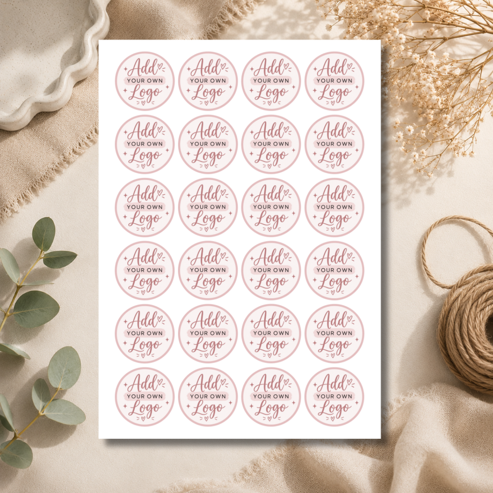 45mm Custom Upload Your Logo Sticker