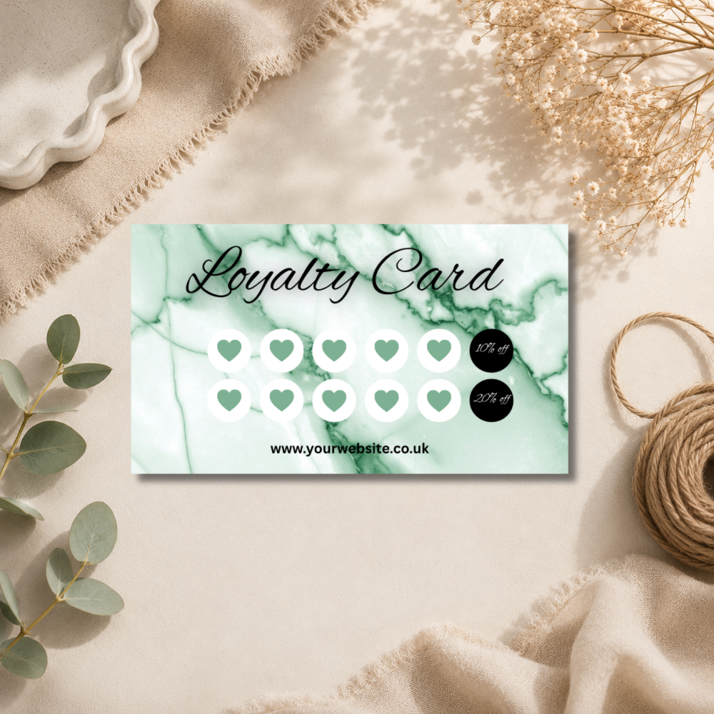 Loyalty Cards (40 Pack) | 6 Designs