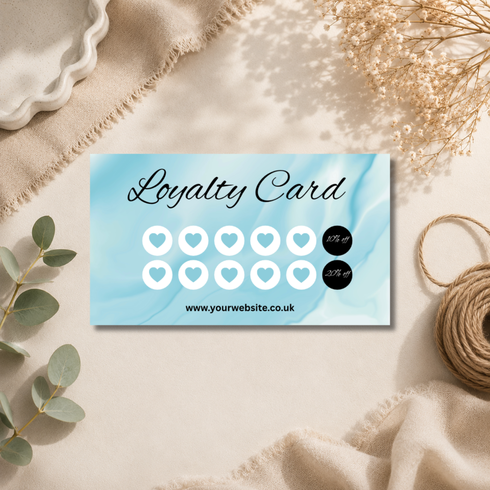 Loyalty Cards (40 Pack) | 6 Designs