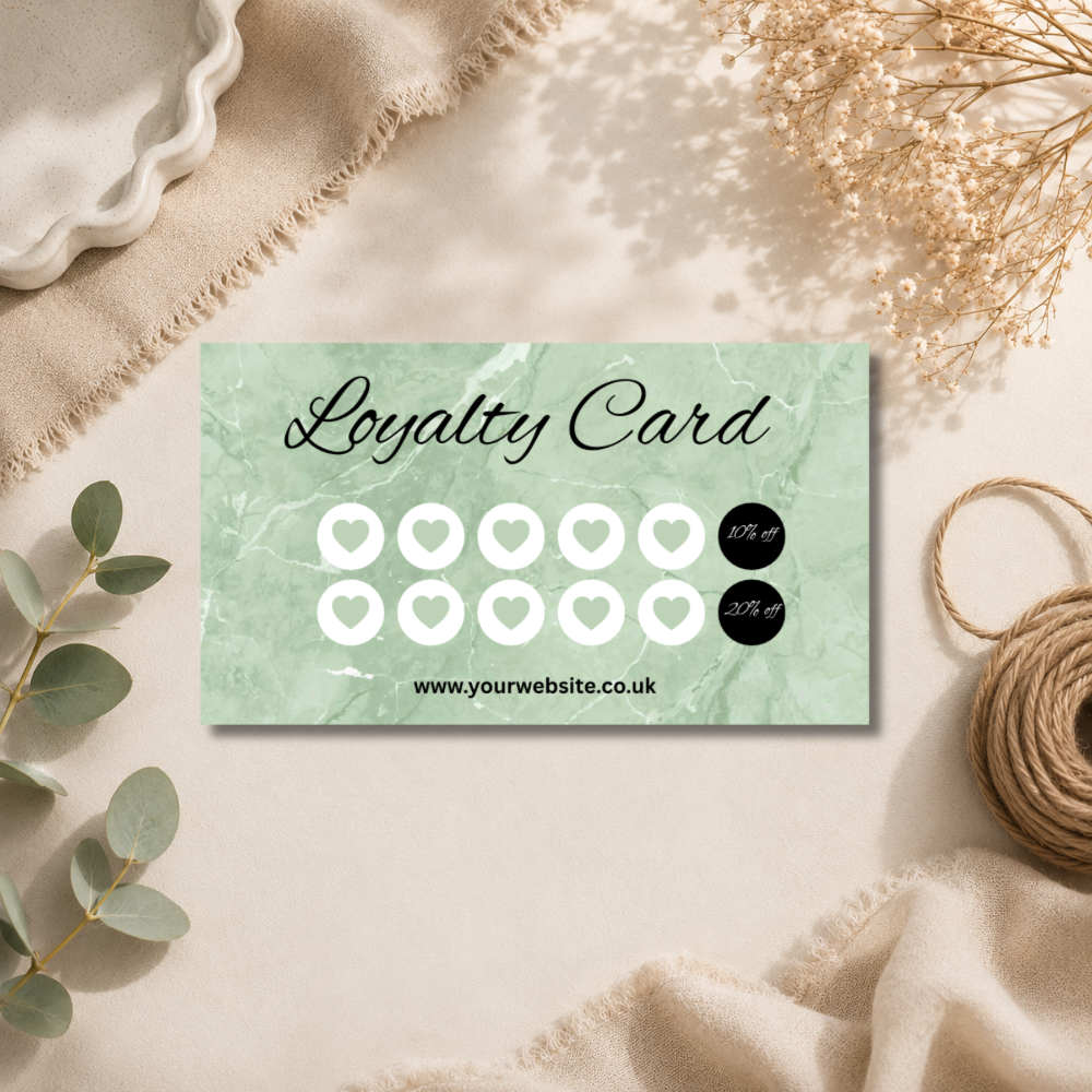 Loyalty Cards (40 Pack) | 6 Designs