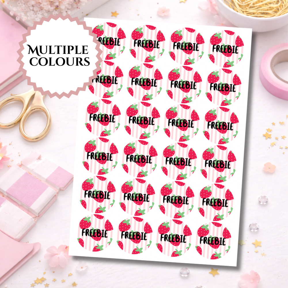 Freebie Stickers | Multiple Colours